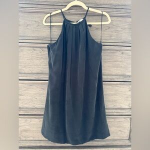 REVOLVE Joie 100% Silk Black Chace Sleeveless Mini Dress EUC Halter LBD